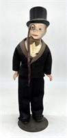 Charlie McCarthy Composition Doll w Stand