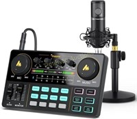 MAONO Audio Interface  Maonocaster Podcast Mixer