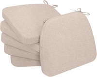 D-shaped Cushions  2' Thick  Beige (6pk)