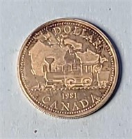 1981 Railway Canada Dollar 239 50% Silver