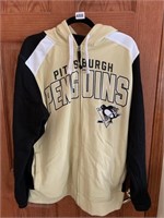 SPORTS BY CARL BANKS 2 XL PITTSBURGH PENGUINS ZIP