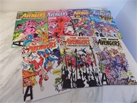 Lot 7 Mighty Avengers #244 - #250 Jun - Dec 1984