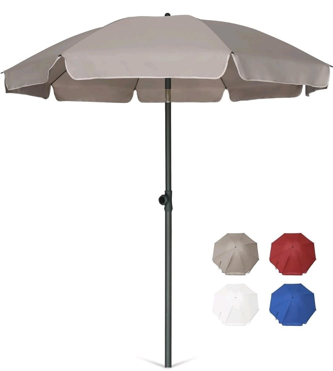 AMMSUN Patio Umbrella Market Table Umbrella