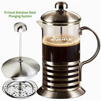 4.5 Cup Stainless Steel French Press Cafetiere Cof