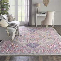 Passion Light Grey/Pink 8 Ft. X 10 Ft. Persian