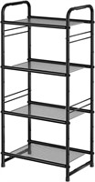 4-Tier Heavy Duty Storage Rack with Shelf