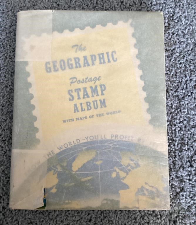 Postage stamp album