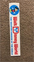 Vintage 1979 Walt Disney World Bumper Sticker