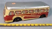 Vintage Windup 14" Robot Bus