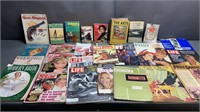 27pc Vtg Books & Magazines