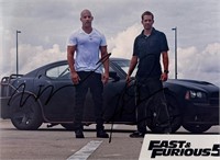 Autograph COA Fast & Furious Photo