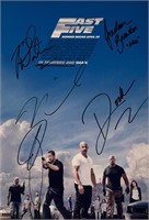 Autograph COA Fast Five Photo