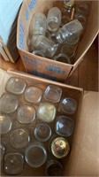 3 boxes of canning jars