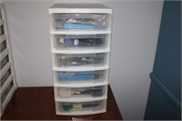 7 INCH DRAWER CABINET WITH CRAFTING SUPPLIES