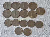 16 United Arab Emergtes Dirhaus Coin & Others