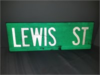 Lewis ST Street Sign
