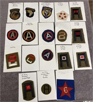 Lot of Early Collectible US Military Patches