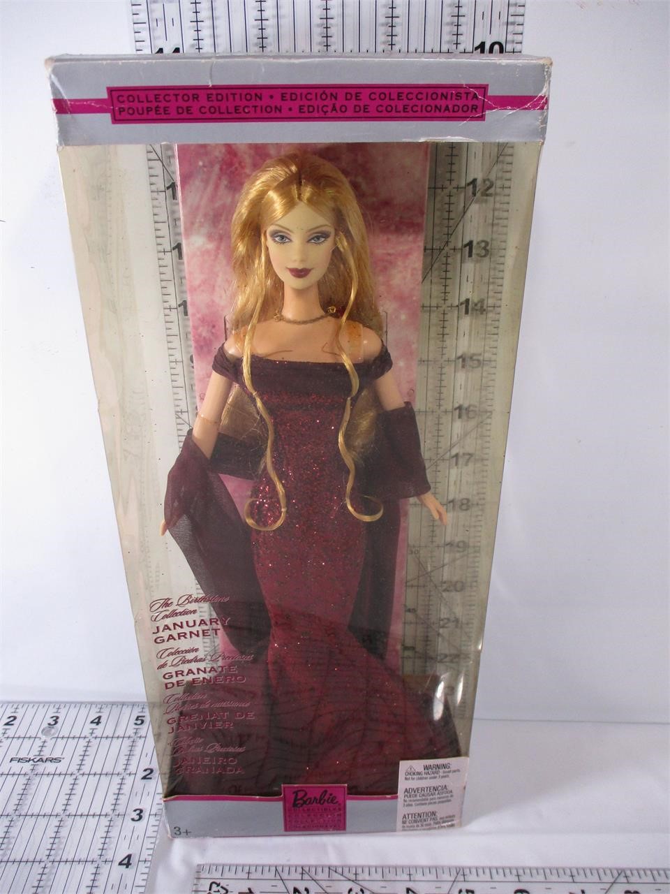 Collectors Edition January Garnet Barbie Doll 2002