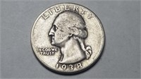 1938 Washington Quarter Rare Date