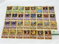 LOT OF 31 VINTAGE POKEMON CARDS