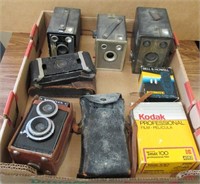 Group of Antique Cameras