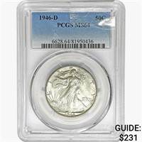 1946-D Walking Liberty Half Dollar PCGS MS64