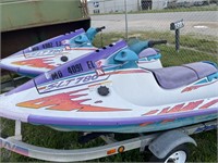 2 - 1996 Seadoo SLT 780's Jets skis with Double