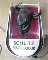 Schlitz Malt Liguor Beer Bull Bar Light
