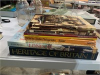 stack of books paper and hardback: Heritage of