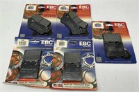 5 Packs of Assorted EBC Brake Pads - NEW