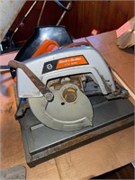 black and decker saw with case