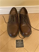 G.H. Bass & Co. Plain Toe Leather Oxford Shoes Sz