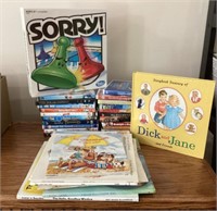 Kids Books, New Sorry Game & 21 DVDs