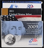 2008-2011 US QUARTER PROOF SETS