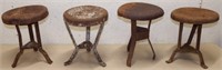 (4) Antique Metal Milking Stools - Farm - Barn