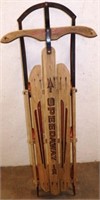 Vintage Gladding Speedaway Runner Snow Sled