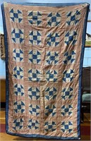 HAND STITCHED ANTIQUE QUILT