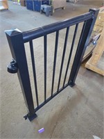 Section of Metal Fence 43"Tall + Posts and Bars