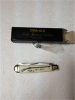 NRA 1975 -2015 NRA ILA knife NIB