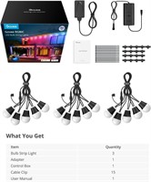 Govee Outdoor String Lights H1, 50ft RGBIC
