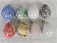 Carved Eggs - Crystal, Marble, Alabaster, Stone?