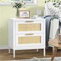 Farmhouse Bedside Nightstand drawers table