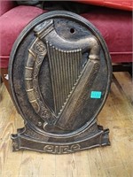 Large Cast Iron Wall Plaque "Eire"