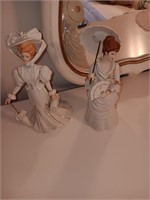 2 Lennox figurines, 9 inches tall princess in the