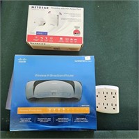 Cisco Router, Netgear WiFi Access Point, More