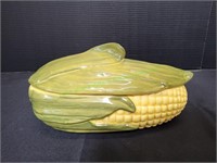 Vintage Shawnee Corn on Cob Covered Dish w/Lid