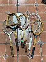 Vtg Wooden Tennis Rackets