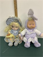 VINTAGE RAG DOLL EASTER DOLL LOT AS FOUND