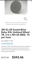 3M XL-UR Scotch-Brite Roloc EXL Unitized Wheel