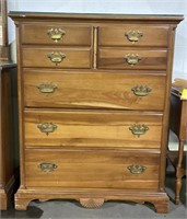 (L) Empire Standing Dresser with Glass Top 36” x